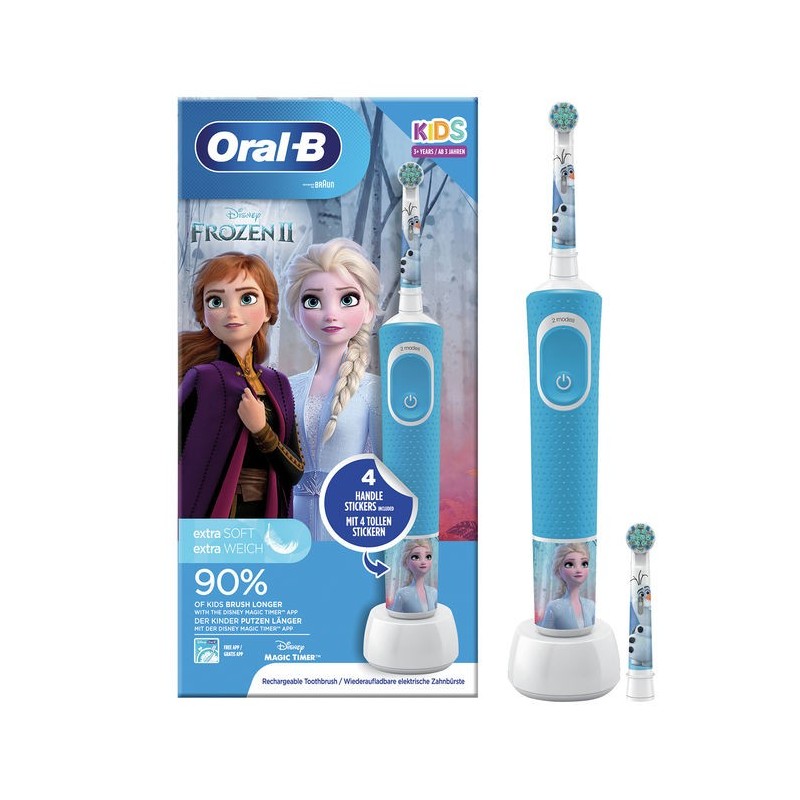 Oral-B Power Vitality D100 Spazzolino Elettrico Bambini Frozen - Spazzolini elettrici e idropulsori - 978266955 - Oral-B - € ...
