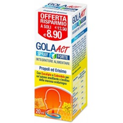 Act Gola Spray Forte Emolliente e Lenitivo 20 Ml Linea Act - 1