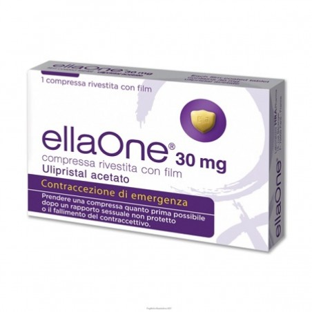 EllaOne Contraccettivo D'emergenza 1 Compressa Rivestita 30 Mg Sterimar - 1 EllaOne Contraccettivo D'emergenza 1 Compressa Rivestita 30 Mg Sterimar - 1