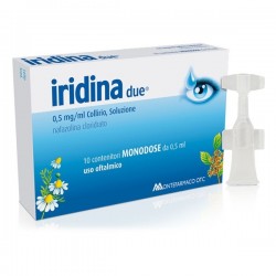 Iridina Due Collirio per Occhi Rossi e Irritati 10 Monodose - Colliri - 026630032 - Iridina - € 3,48
