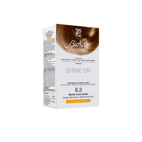 BioNike Shine On Biondo Scuro Dorato 6,3 Flacone 75 Ml + Tubo 50 Ml - Tinte e colorazioni per capelli - 982134165 - BioNike -...