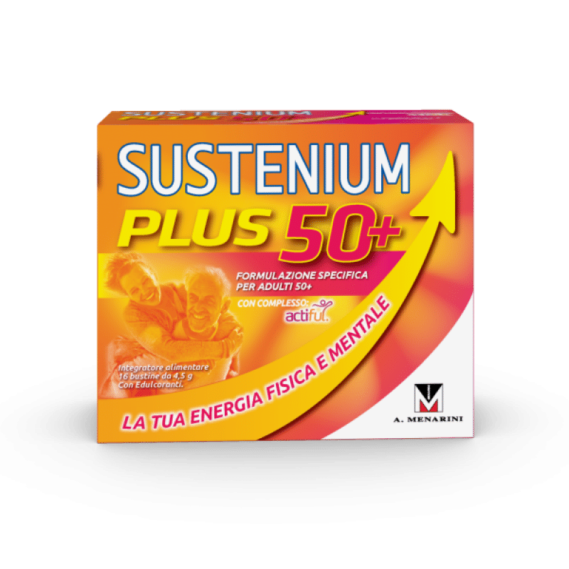 Sustenium Plus 50+ Energia Fisica E Mentale 16 Bustine Sustenium - 1