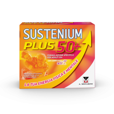 Sustenium Plus 50+ Energia Fisica E Mentale 16 Bustine - Integratori per concentrazione e memoria - 982953972 - Sustenium - €...