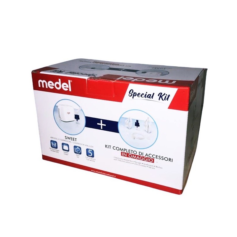 Medel Sweet Aerosol Dal Design Innovativo Con Kit Accessori Omaggio - Aerosol e inalatori - 981365101 - Medela Italia - € 54,90