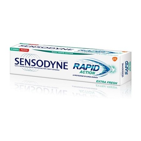 Sensodyne Rapid Action Extra Fresh Dentifricio Protezione Lunga durata 75 Ml - Dentifrici e gel - 941995755 - Sensodyne - € 4,76
