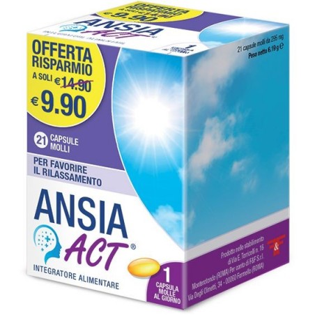 Linea Act Ansia Per Favorire Il Rilassamento 21 Capsule Molli Linea Act - 1 Linea Act Ansia Per Favorire Il Rilassamento 21 Capsule Molli Linea Act - 1