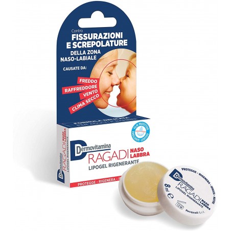 Dermovitamina Ragadi Naso E Labbra Lipogel Riparatore 8 Ml Dermovitamina - 1 Dermovitamina Ragadi Naso E Labbra Lipogel Riparatore 8 Ml Dermovitamina - 1