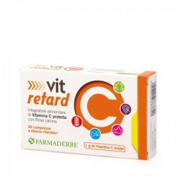 Vit Retard C Integratore Alimentare Per Stress Ossidativo 20 Compresse - Integratori antiossidanti e anti-età - 974090553 - Vit
