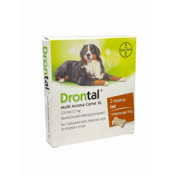 Drontal Multi Aroma Carne XL 2 Compresse - Prodotti per cani e gatti - 104701077 - Drontal - € 25,75