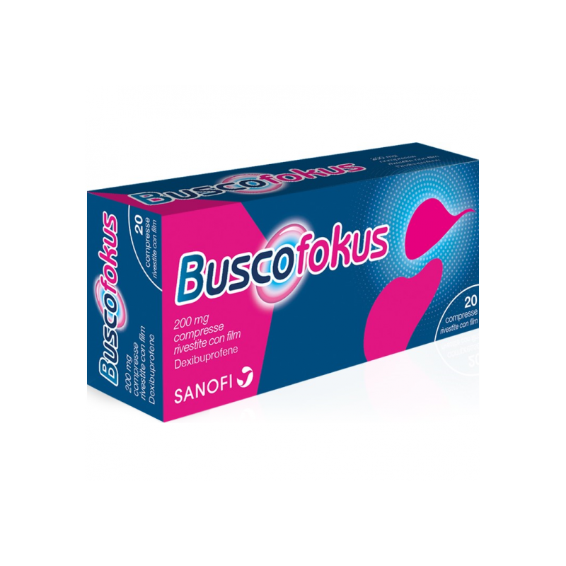 Buscofokus 200 Mg Dolore E Infiammazione 20 Compresse Rivestite - Home - 047939020 - Buscofen - € 9,23