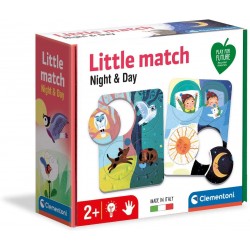 Clementoni Little Match Giorno E Notte 6 Mini Puzzle - Linea giochi - 982465609 - Clementoni - € 5,50