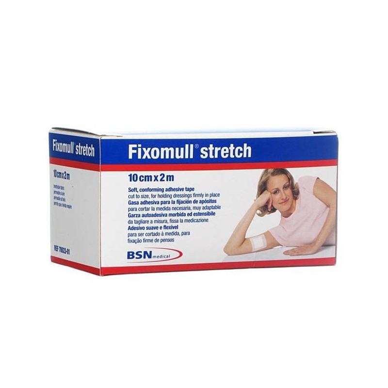 Fixomull Stretch Fascia Autoadesiva Fissaggio Cateteri 2 M x 10 Cm - Medicazioni - 900161225 - Fixomull Stretch - € 8,90
