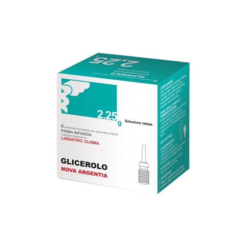 Eg Glicerolo 2,25 G Stitichezza Occasionale Infanzia 6 Contenitori - Farmaci per stitichezza e lassativi - 035336041 - Nova A...