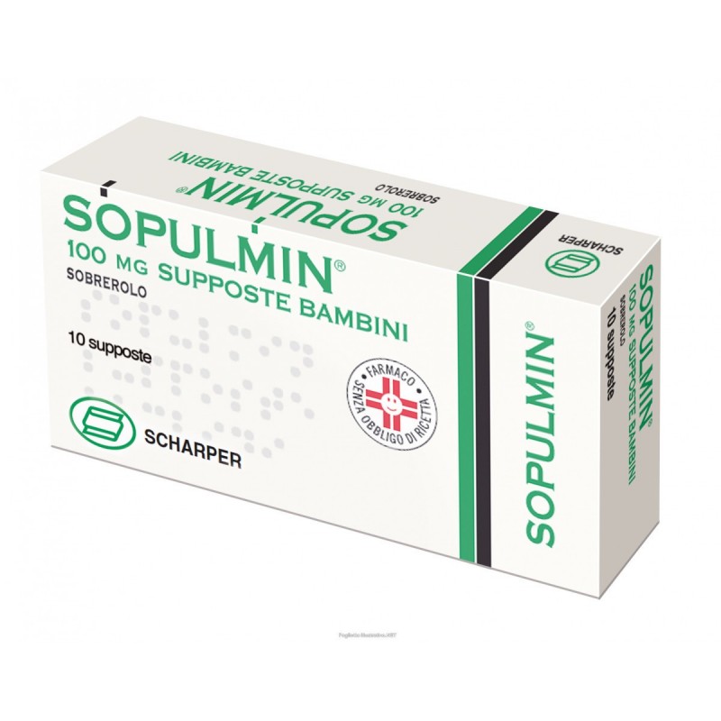 Sopulmin 100 Mg Bambini Per Tosse E Raffreddore 10 Supposte - Rimedi vari - 025533187 - Scharper - € 10,16