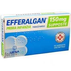 Efferalgan 150 Mg Prima Infanzia 10 Supposte - Farmaci per dolori muscolari e articolari - 026608099 - Efferalgan - € 6,90