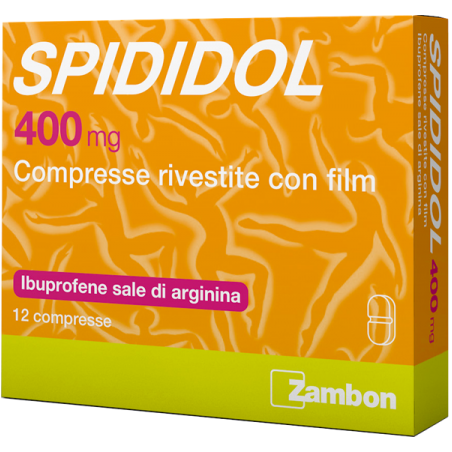 Spididol 400 Mg Per Dolori Di Varia Natura 12 Compresse Rivestite Spididol - 1 Spididol 400 Mg Per Dolori Di Varia Natura 12 Compresse Rivestite Spididol - 1