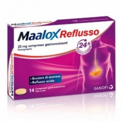 Maalox Reflusso 20 Mg - 14 Compresse Gastroresistenti - Integratori per il reflusso gastroesofageo - 041056021 - Maalox - € 6,17