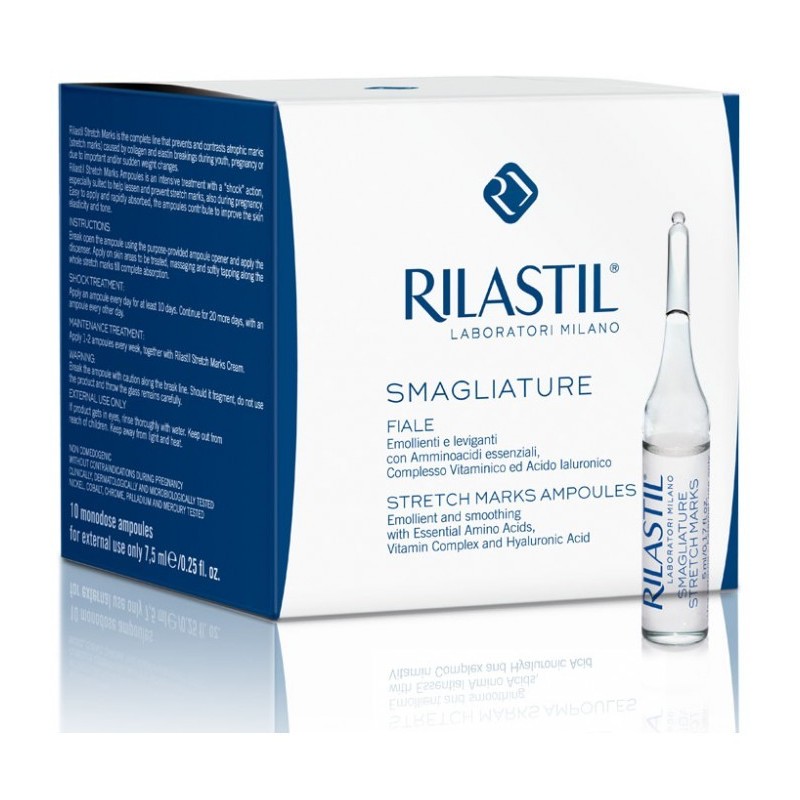 Rilastil Smagliature Corpo 10 Fiale - Antismagliature ed elasticizzanti - 909397402 - Rilastil - € 34,20