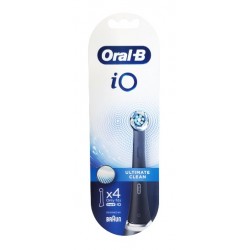 Oral-B Power Refill IO Ultra Clean Black Testite Di Ricambio 4 Pezzi - Spazzolini elettrici e idropulsori - 982981072 - Oral-B