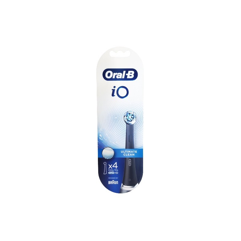 Oral-B Power Refill IO Ultra Clean Black Testite Di Ricambio 4 Pezzi - Spazzolini elettrici e idropulsori - 982981072 - Oral-...