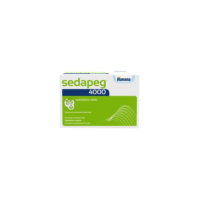 Humana Italia Sedapeg 4000 20 Bustine Monodose X 10g Humana - Colon irritabile - 943176949 - Humana - € 13,38