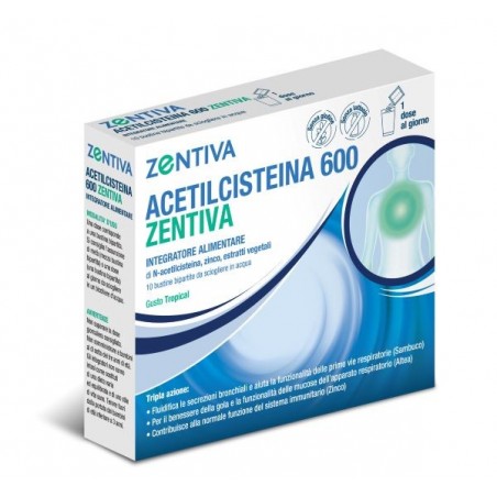 Zentiva Acetilcisteina 600 Integratore Per Vie Respiratorie 10 Bustine Zentiva Italia - 1 Zentiva Acetilcisteina 600 Integratore Per Vie Respiratorie 10 Bustine Zentiva Italia - 1