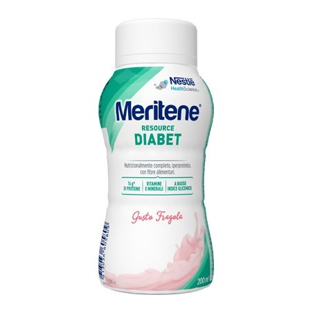 Nestlé Meritene Resource Diabet Fragola 28 Vitamine E Minerali 200 Ml - Vitamine e sali minerali - 975084132 - Meritene - € 4,11