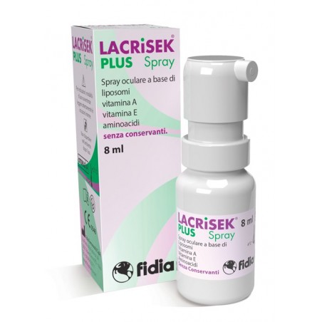 Sooft Italia Lacrisek Plus Spray Senza Conservanti Soluzione Oftalmica 8 Ml - Colliri omeopatici - 971684129 - Sooft Italia -...
