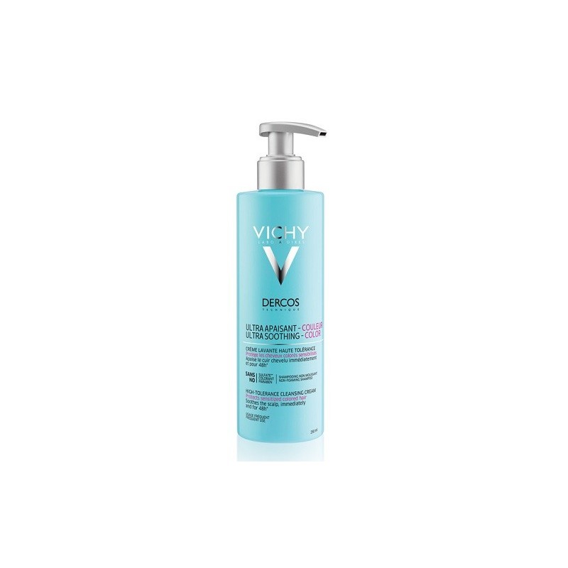 Vichy Dercos Shampoo Ultralenitivo Capelli Colorati 250 Ml - Shampoo per cuoio capelluto sensibile - 971751742 - Vichy - € 16,35