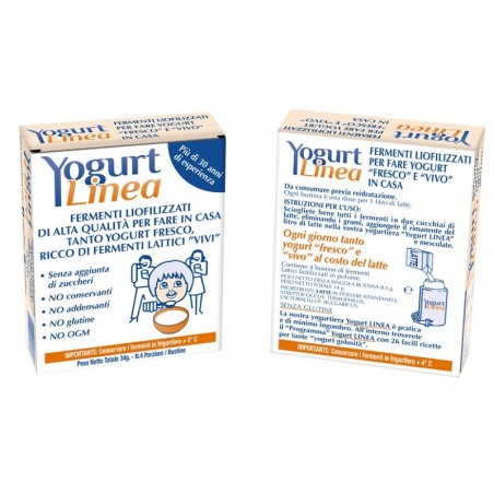 Insao Yogurt Linea Fermenti Liofilizzati 4 Bustine Da 8,5 G - Alimenti senza glutine - 923376343 - Insao - € 5,55