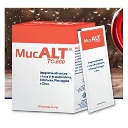 Ddfarma Mucalt Tc-600 20 Buste 4 G - Integratori per apparato respiratorio - 933462210 - Ddfarma - € 13,94