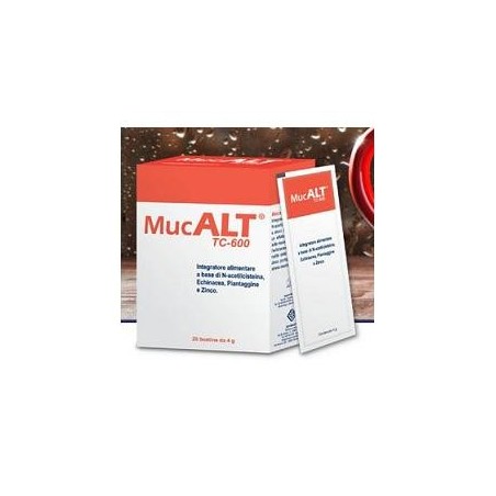 Ddfarma Mucalt Tc-600 20 Buste 4 G - Integratori per apparato respiratorio - 933462210 - Ddfarma - € 14,08