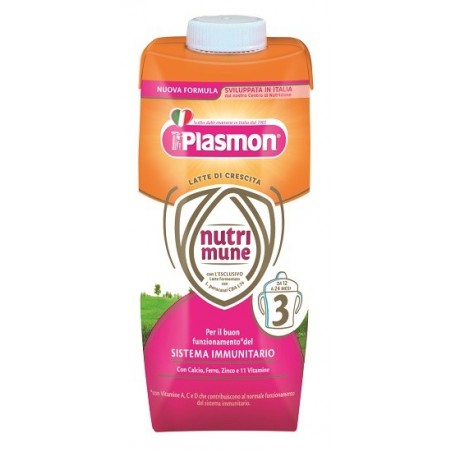Plasmon Nutri-mune 3 Liquido 18 X 500 Ml - Latte in polvere e liquido per neonati - 970539639 - Plasmon - € 29,90