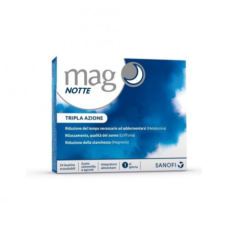 Mag Notte Integratore Per Favorire Il Sonno 24 Bustine Orosolubili - Integratori per dormire - 933194728 - Mag - € 10,19