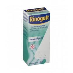 Rinogutt Eucalipto Spray Nasale Decongestionante 10 Ml - Decongestionanti nasali - 023547060 - Rinogutt - € 6,02