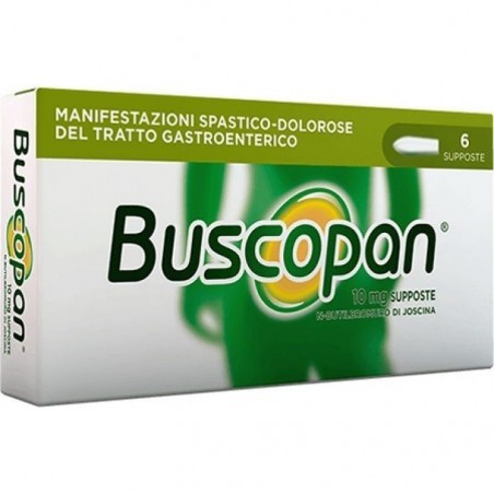 Buscopan Trattamento Dolore Del Tratto Gastroenterico 6 Supposte - Farmaci per dolori addominali - 006979049 - Buscopan - € 7,83