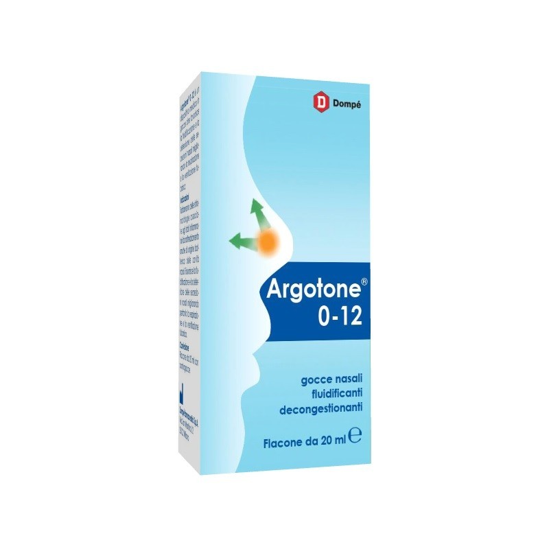 Argotone 0-12 Gocce Nasali Fluidificanti 20 Ml - Prodotti per la cura e igiene del naso - 981995956 - Argotone - € 11,15