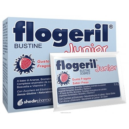 Flogeril Junior Fragola 20 Bustine - Integratori e alimenti - 935035838 - Flogeril - € 13,52