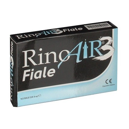 Rinoair 3 Decongestionante E Fluidificante 10 Fiale - Prodotti per la cura e igiene del naso - 935747319 - Rinoair - € 16,30