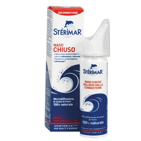 Laboratori Baldacci Sterimar Ipertonico Cu/mc Naso Chiuso Spray 50 Ml - Soluzioni Ipertoniche - 931203006 - Sterimar - € 10,39