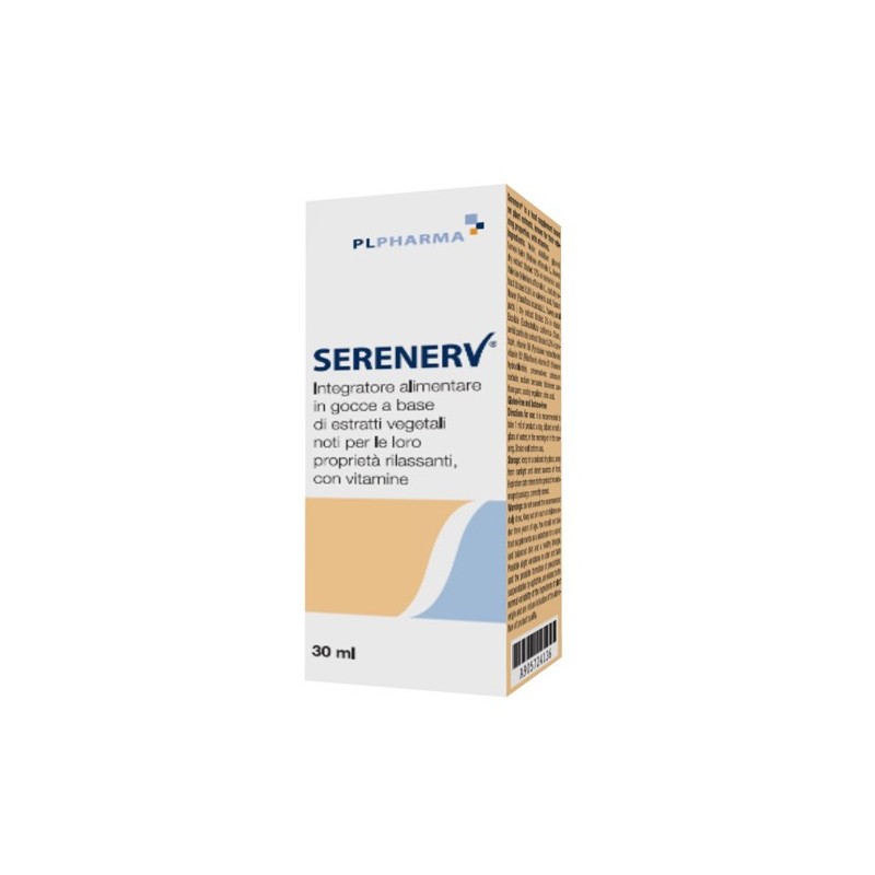 PL Pharma Serenerv Gocce Rilassanti 30 Ml - Integratori per umore, anti stress e sonno - 905724136 - Pl Pharma - € 14,25