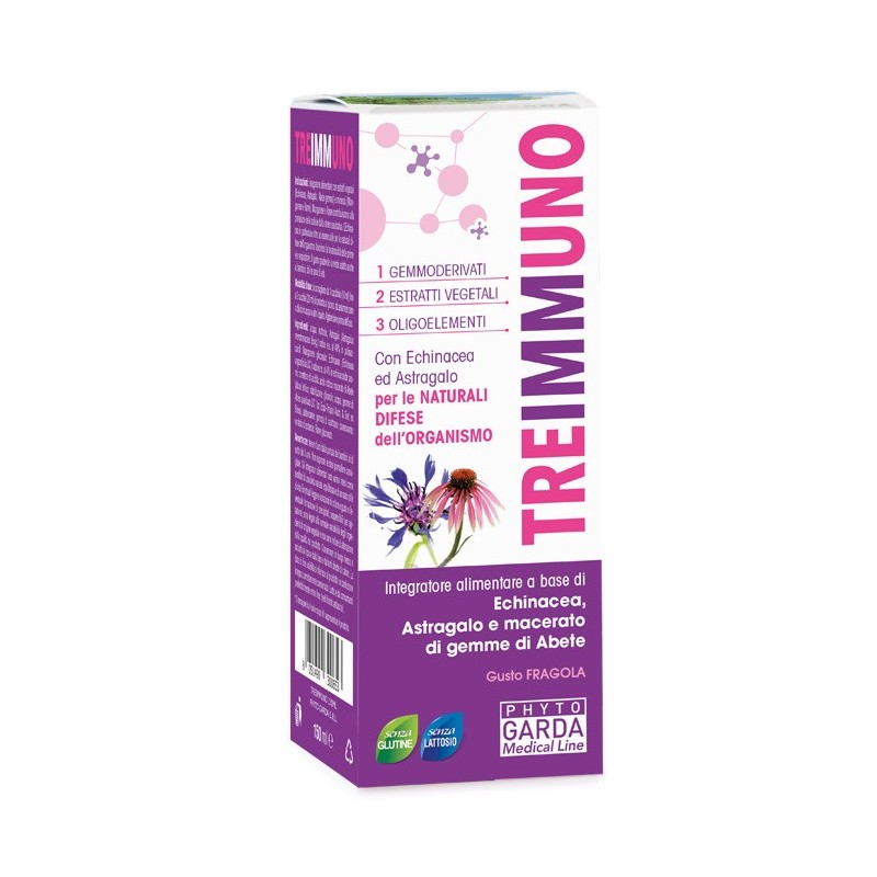 Treimmuno Integratore Per Sistema Immunitario 150 Ml - Integratori per difese immunitarie - 913444016 - Phyto Garda - € 11,01