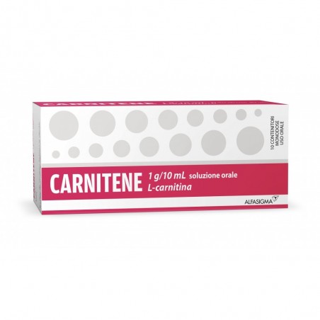 Carnitene 1G/10Ml Per Carenze di Carnitina 10 Monodose - Farmaci per carenza di micronutrienti - 018610042 - Carnitene - € 15,90