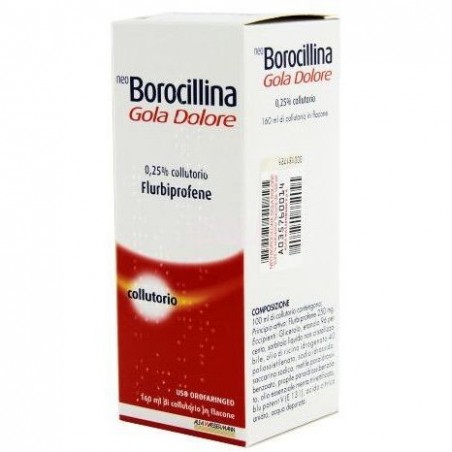 NeoBorocillina Gola Dolore Collutorio 160 Ml - Collutori - 035760014 - Neoborocillina - € 4,43