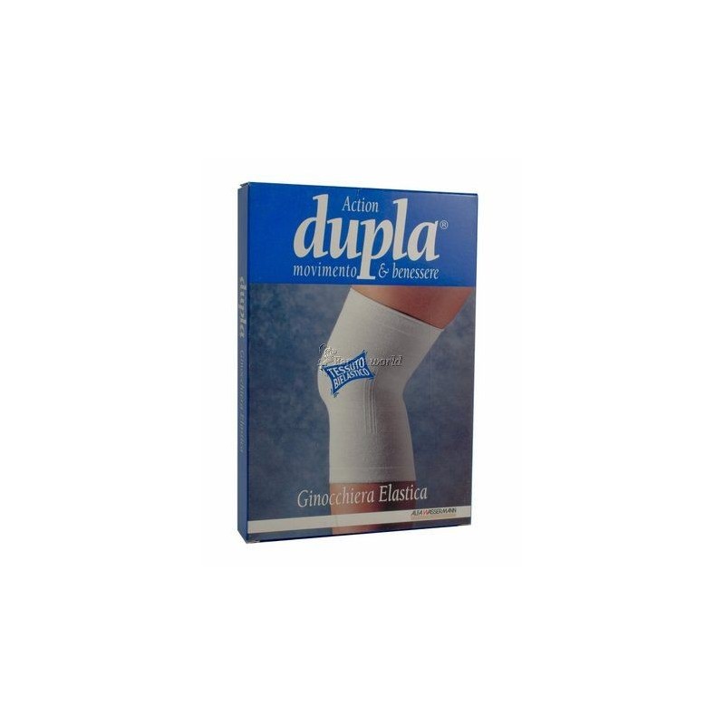 Dupla Ginocchiera Elastica Camel Taglia M - Calzature, calze e ortopedia - 909230272 - Dupla - € 18,90