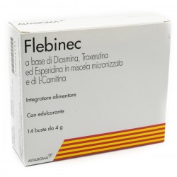 Alfasigma Flebinec Integratore Di Carnitina 14 Bustine - Circolazione e pressione sanguigna - 938041454 - Alfasigma - € 15,90