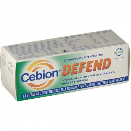 Cebion Defend 12 Compresse Effervescenti Dompe' Farmaceutici - 1 Cebion Defend 12 Compresse Effervescenti Dompe' Farmaceutici - 1