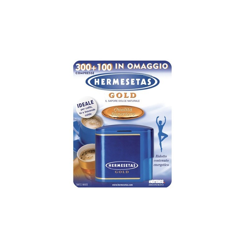 Hermesetas Gold Dolcificante 300+100 Compresse - Dolcificanti ed edulcoranti - 901466488 - Hermesetas - € 7,70