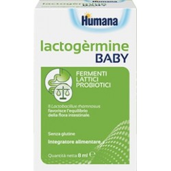 Humana Lactogermine Baby Gocce Per Favorire La Flora Intestinale 8 Ml - Fermenti lattici per bambini - 933079574 - Humana - €...