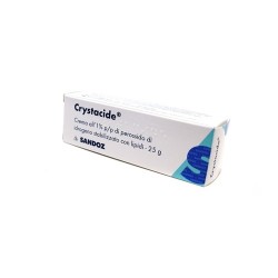 Crystacide 1% Crema Per Infezioni Cutanee 25 G - Farmaci dermatologici - 034220032 - Crystacide - € 12,06